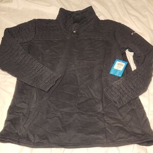 Columbia Fleece Tunic W/ Buttons At The Neck And Pockets Size 2X